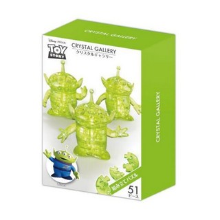 crystal gallery 玩具總動員 三眼怪 立體拼圖 全新現貨 日本正版授權 挑戰空間思維, 1個, 拼圖