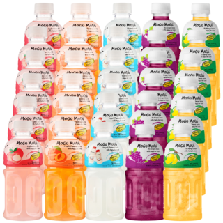 [쿨앤드몰] 모구모구 5종혼합 리치6 피치6 요거트6 포도6 망고6, 30개, 320ml