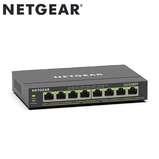 넷기어 GS308EP [스마트스위치 / 1Gbps / 8Port PoE+ / Wall or Desk Type], 1개