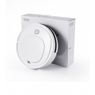 【掃吸拖三合一】愛蘭仕智能掃地機器人 吸掃拖一體 機家居懶人清潔器 掃地吸地 擦地機 掃地機器人 掃地機 節日禮物, 1個, ES32-白色