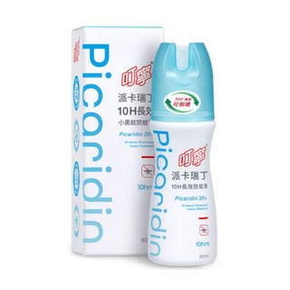 【新萬仁】叮寧派卡瑞丁10H長效小黑蚊防蚊液/80ml，長效防蚊，戶外必備，溫和不刺激，全家適用, 1個