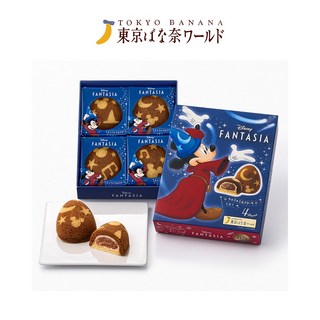 도쿄바나나 디즈니 판타지아 초코 앤 밀크 케이크 4개입, 단품
