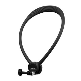 TELESIN 運動相機頸掛支架SE 2.0，解放雙手舒適佩戴，穩固安全拍攝配件, 1個, S2-HNB-09 (黑色)