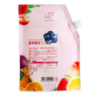 스페셜유 토핑잼 블루베리잼, 1개, 1kg