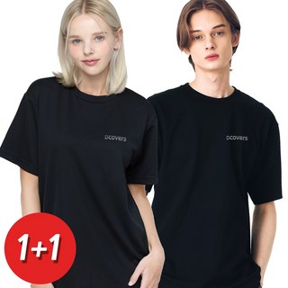 [1+1] 디커버스 2장 DCOVERS 기능성 티셔츠 남자 여성 반팔티