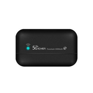 LTE라우터 5G 포켓 노트북 외부 충전 와이파이 C타입 인터페이스 4G 보조배터리 10000mAh 용량 PW100, 1개