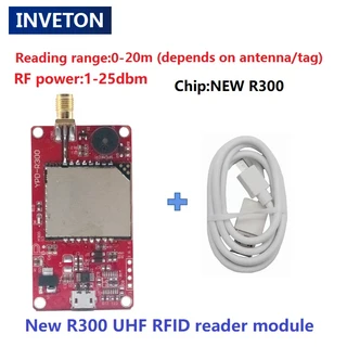 새로운 R300 칩 소형 장거리 UHF RFID 리더 모듈 TTL 보드 (0-9dbi 안테나 라이터 포함) 라즈베리 웹프롬프, 05 R300 module board