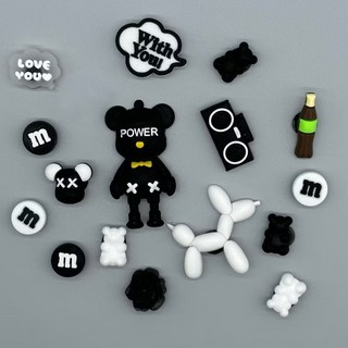 캐릭터 베어브릭 신발 악세사리 파츠 16종 세트