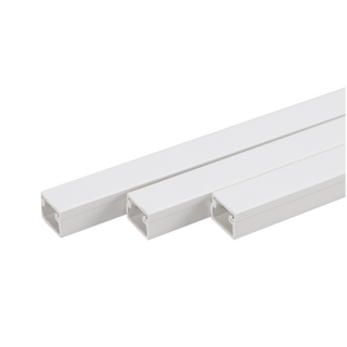 구미LED조명 사각몰드1호 백색 1M 2P 전선몰딩 쫄대, 1호(2개)