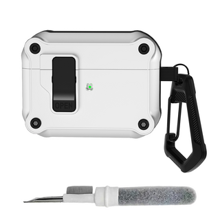 올리스트 자동 잠금 원터치 에어팟 케이스 청소키트 세트, 에어팟 프로1, 화이트