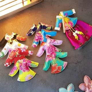 꽃나비 한복저고리 초음파장식 한복방향제 만들기재료 외국인선물만들기 한국전통 소품 문화 만들기체험