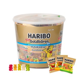 HARIBO 小熊水果軟糖, 870g, 1桶