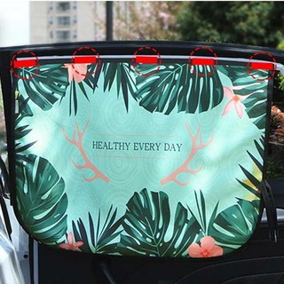 자석형 햇빛가리개 차창문가리개 차량용커튼 암막커튼, 양면햇빛가리개-Mori girl, 1개