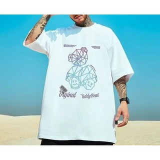 남자빅사이즈루즈핏반팔티프린팅오버핏반팔티셔츠박스티12