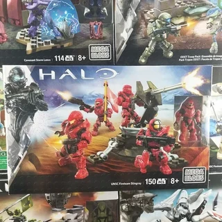 메가 블록 Meijiabao 퍼즐 모델 장난감 스파르타 코뿔소 소방대 군인 팩 벽돌 애니메이션 그림 어린이 선, 01 150P