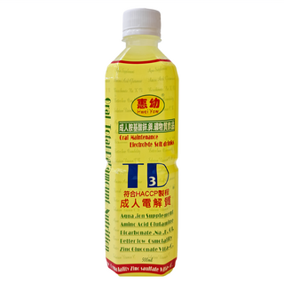 Hwei Yow 惠幼 成人電TD3飲品, 500ml, 1瓶