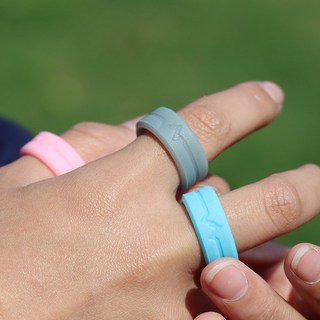 走走去旅行 矽膠夜光戒指 女生飾品 夜間警示安全螢光戒指