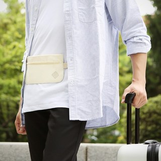 허리 가방 소매치기 도난 방지 RFID 차단 여행용 미니 힙색 슬링백 복대 히든 포켓