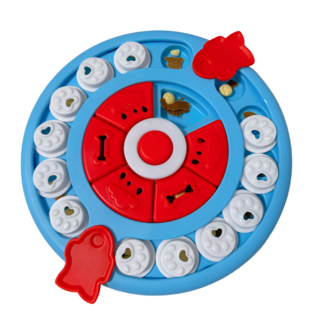 강아지 노즈워크 먹이퍼즐 지능개발 반려동물 IQ 장난감, MCG03블루, 1세트