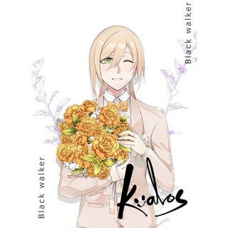 【幽零】【黑行者 Blackwalker】鐳射銀明信片 黛羅 一 卡洛斯, 1個