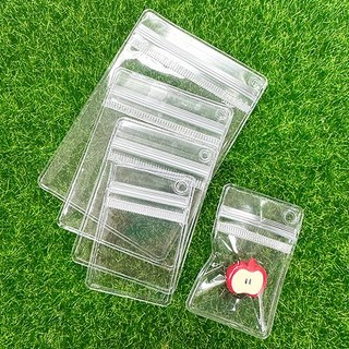 비즈아이 [9-880]지퍼백키링 키링부자재 미니지퍼백 투명 (키링용) 1개