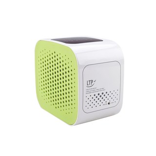 LTP迷你空氣清淨機 多層過濾 負離子淨化 USB供電 香薰功能 輕巧便攜, 綠色, CCH01