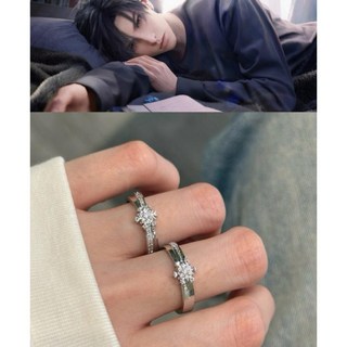 戀與深空黎深同款情侶戒指，桃園出貨，100級牽絆，開口可調節對戒，遊戲周邊禮物