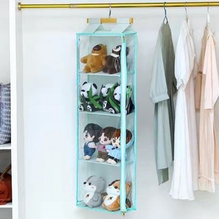 門後包包收納神器掛袋 日本密封透明防塵墻掛包 帽子包包存放, 1個, 米色1格粘鈎款