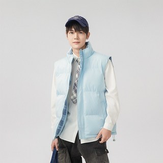 時尚潮流立領馬甲 男女休閒寬鬆純色百搭無袖情侶外套 馬甲背心