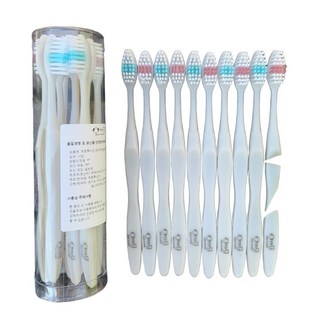 제로투나인 강아지칫솔 대형견칫솔 10P