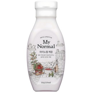 MY NORMAL FOODS 低熱量番茄醬, 310g, 1瓶