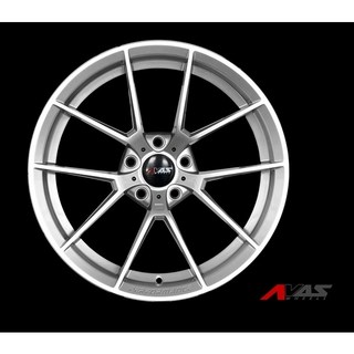 麗車坊 鋁圈 Replica B814 旋鍛 18吋 5孔114 提升操控 輕量化設計 多款車型適用, 銀, 1個