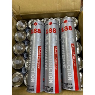 台灣製 南寶樹脂 188萬用免釘膠 萬用膠 太棒 310ml 附嘴頭, 1個