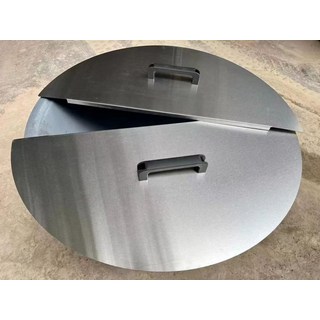 덮개 찜통 두꺼운 스테인리스 대형 가마솥 프라이팬 원형, 1개, 140cm, 1cm