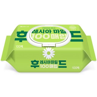 후레시아 마일드 캡형 100매입 물티슈 100매 x 1팩, 100개입, 1개