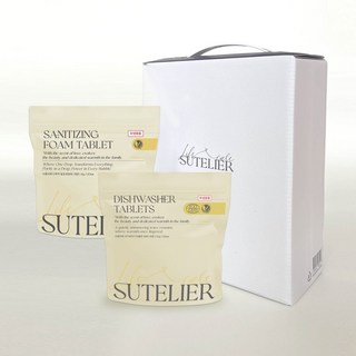 수뜰리에 식기세척기세제 50개입+다목적 발포세정제 40개입 선물세트