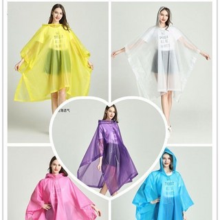 便攜式雨衣短款斗篷露營戶外旅遊雨衣非一次性雨衣成人加厚加大雨, 1個, 成人一次性款式【易破】