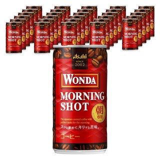 Asahi 朝日 Wanda Morning Shot 罐裝咖啡, 185g, 30個