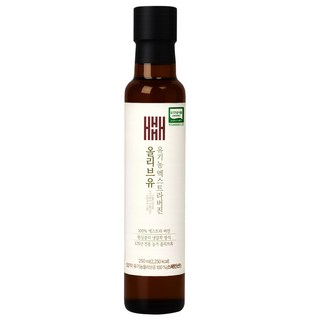 헤밀레 유기농 올리브오일 냉압착 엑스트라버진 올리브유, 1개, 250ml