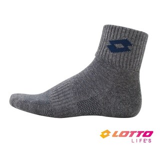 LOTTO 舒適透氣運動短襪，吸濕排汗，彈性耐磨，簡約百搭
