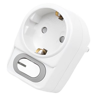 에코파워탭 절전형 LED L자 멀티탭 1구 PS-TS, 8.2cm, WHITE, 1개