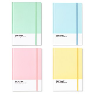 팬톤 PANTONE 양장 밴딩 노트 B6 낱권 스카이, 색상:스카이