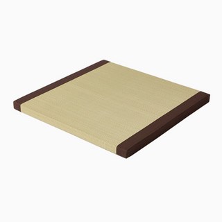 명상 방석 쿠션 천연밀짚 통기성 108배 수양 기도 좌식 매트, 베이지