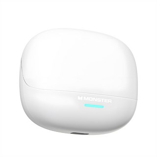 MONSTER 魔聲 無線藍牙耳機（Hi-Fi高傳真音質 / 入耳式設計 / 藍牙5.4版本）, 白色, Monster Maxstar MQT52