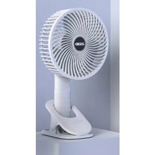 EDSDS 愛迪生三段風速360度轉充電式6.5吋座扇/夾扇(EDS-B257), 白