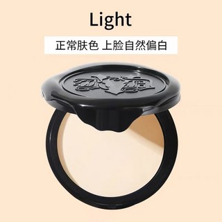 美国kvd粉餅 控油定妝 kat von d持久定妝不脫妝 蜜粉 控油 蜜粉 粉餅 啞光, 1個, light（自然膚色）