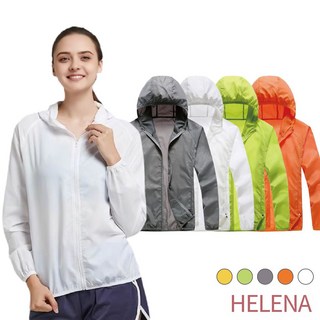 【Helena】防曬外套 薄款外套 防曬衣 情侶外套 涼感衣 有口袋 防潑水 防紫外線 女裝 外套女【A1191】