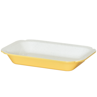 바첸 인덕션 프라이팬 스퀘어 세라믹코팅 옐로우 30cm 헤라, 1개