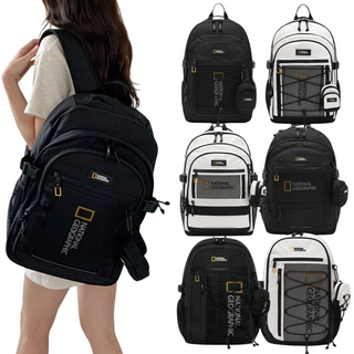 [매장판] 내셔널지오그래픽 백팩 가방 남자 여자 학생 직장인 노트북 신학기 책가방 +(쟌파 양말)