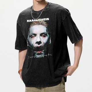 호러페이스 피그먼트 반팔티